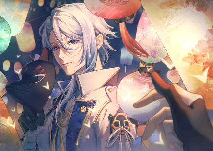 Kamisato Ayato video game Genshin Impact HD Desktop Wallpaper | Background Image