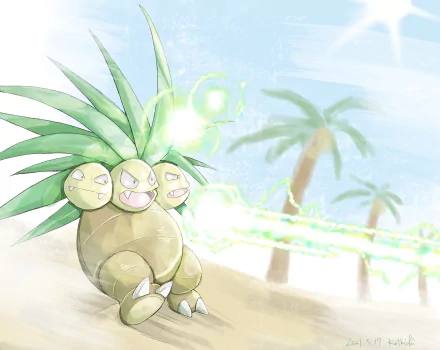 Exeggutor (Pokémon) video game Pokemon HD Desktop Wallpaper | Background Image