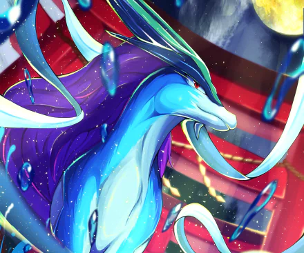 Suicune (Pokémon) Anime Pokemon HD Desktop Wallpaper | Background Image
