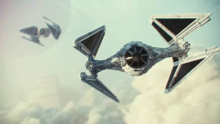 TIE Interceptor Sci Fi Star Wars HD Desktop Wallpaper | Background Image