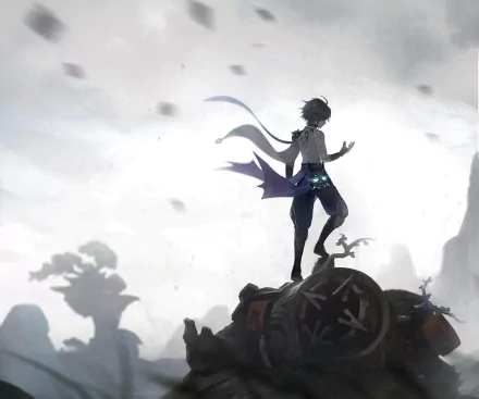 Xiao (Genshin Impact) Ruin Guard (Genshin Impact) video game Genshin Impact HD Desktop Wallpaper | Background Image