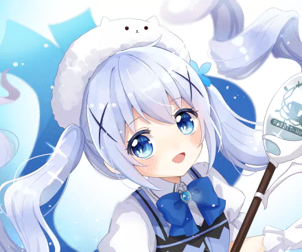 Chino Kafū Anime Is the Order a Rabbit HD Desktop Wallpaper | Background Image