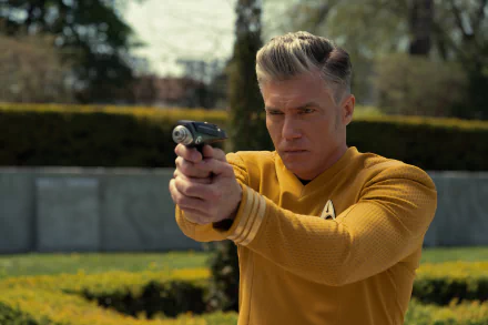 Christopher Pike Anson Mount TV Show Star Trek: Strange New Worlds HD Desktop Wallpaper | Background Image