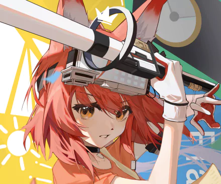 Flametail (Arknights) video game Arknights HD Desktop Wallpaper | Background Image