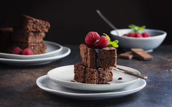 food brownie HD Desktop Wallpaper | Background Image