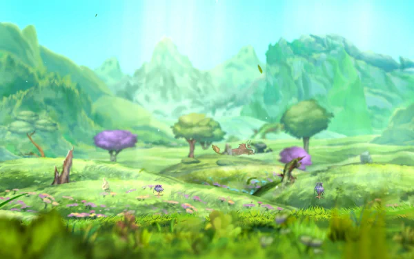 video game Moo Lander HD Desktop Wallpaper | Background Image