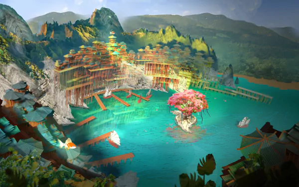 video game Guild Wars 2: End of Dragons HD Desktop Wallpaper | Background Image