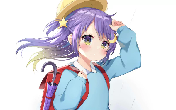 hololive Moona Hoshinova Anime Virtual Youtuber HD Desktop Wallpaper | Background Image