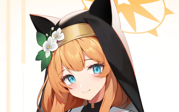 Iochi Mari video game Blue Archive HD Desktop Wallpaper | Background Image