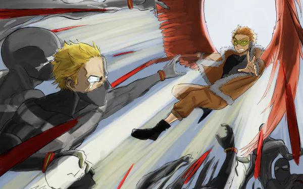Hawks (Boku No Hero Academia) Jin Bubaigawara Anime My Hero Academia HD Desktop Wallpaper | Background Image