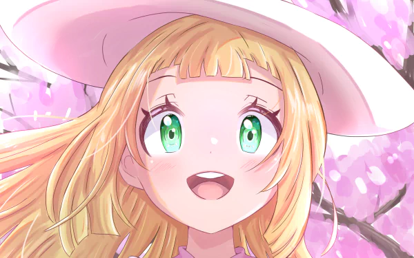 Lillie (Pokemon) video game Pokémon: Sun and Moon HD Desktop Wallpaper | Background Image