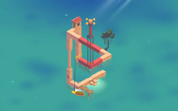 video game Monument Valley 2 HD Desktop Wallpaper | Background Image