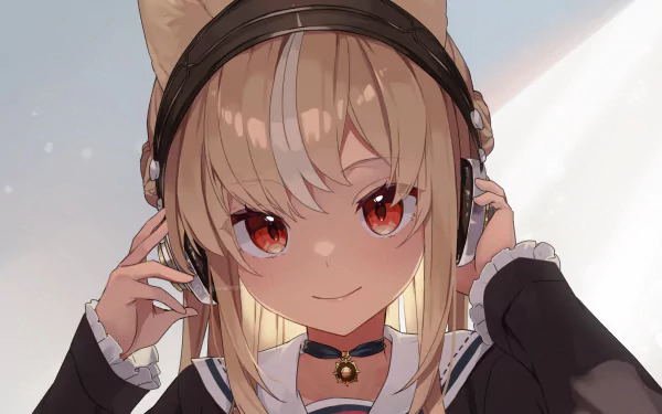 hololive Shiranui Flare Anime Virtual Youtuber HD Desktop Wallpaper | Background Image