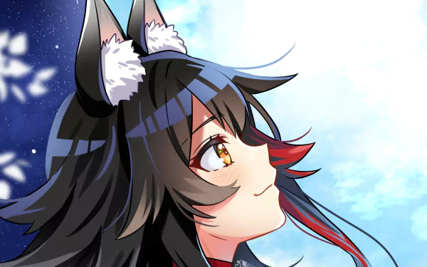 hololive Ookami Mio Anime Virtual Youtuber HD Desktop Wallpaper | Background Image