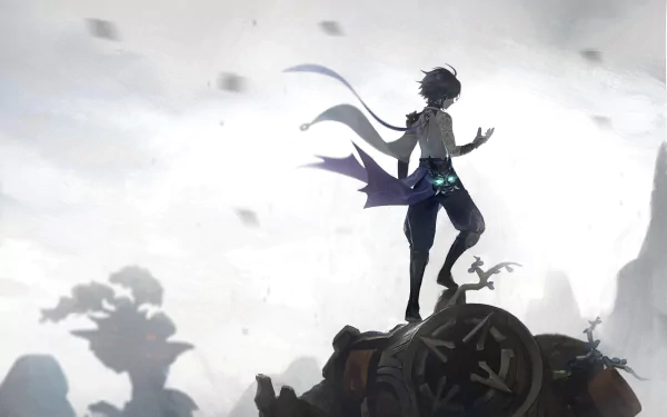 Xiao (Genshin Impact) Ruin Guard (Genshin Impact) video game Genshin Impact HD Desktop Wallpaper | Background Image