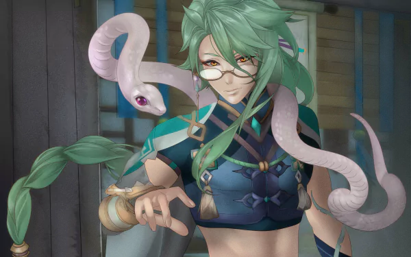 Baizhu (Genshin Impact) video game Genshin Impact HD Desktop Wallpaper | Background Image