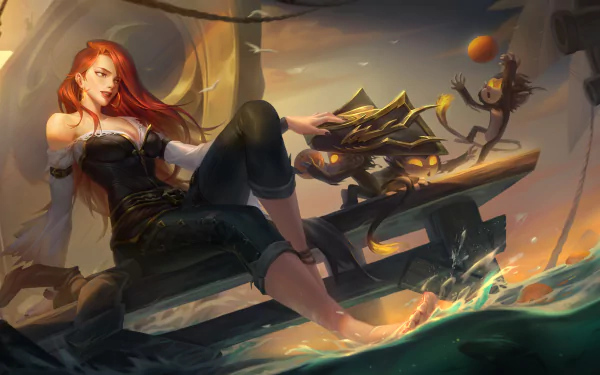 Miss Fortune (League Of Legends) video game League Of Legends HD Desktop Wallpaper | Background Image