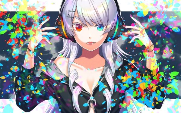 Anime Girl Heterochromia HD Wallpaper | Background Image