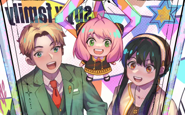 Yor Forger Loid Forger Anya Forger Anime Spy x Family HD Desktop Wallpaper | Background Image