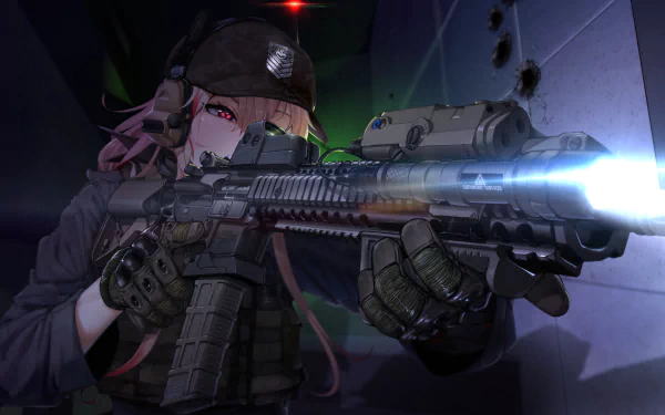M4 Sopmod II (Girls Frontline) video game Girls Frontline HD Desktop Wallpaper | Background Image