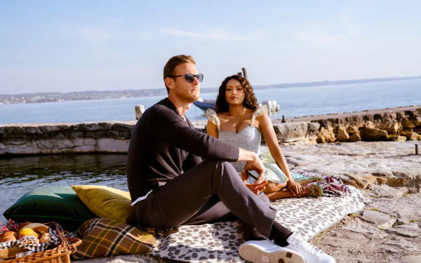 Tom Hopper Kat Graham movie Love in the Villa HD Desktop Wallpaper | Background Image