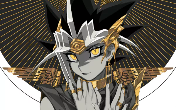 Yami Yugi Pharaoh Atem Anime Yu-Gi-Oh! HD Desktop Wallpaper | Background Image