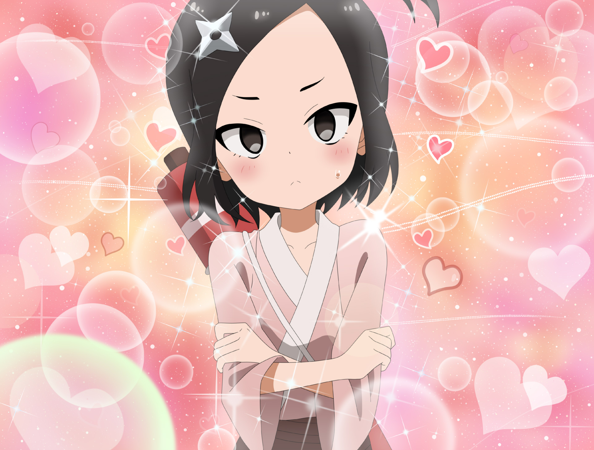 Anime In the Heart of Kunoichi Tsubaki HD Wallpaper | Background Image