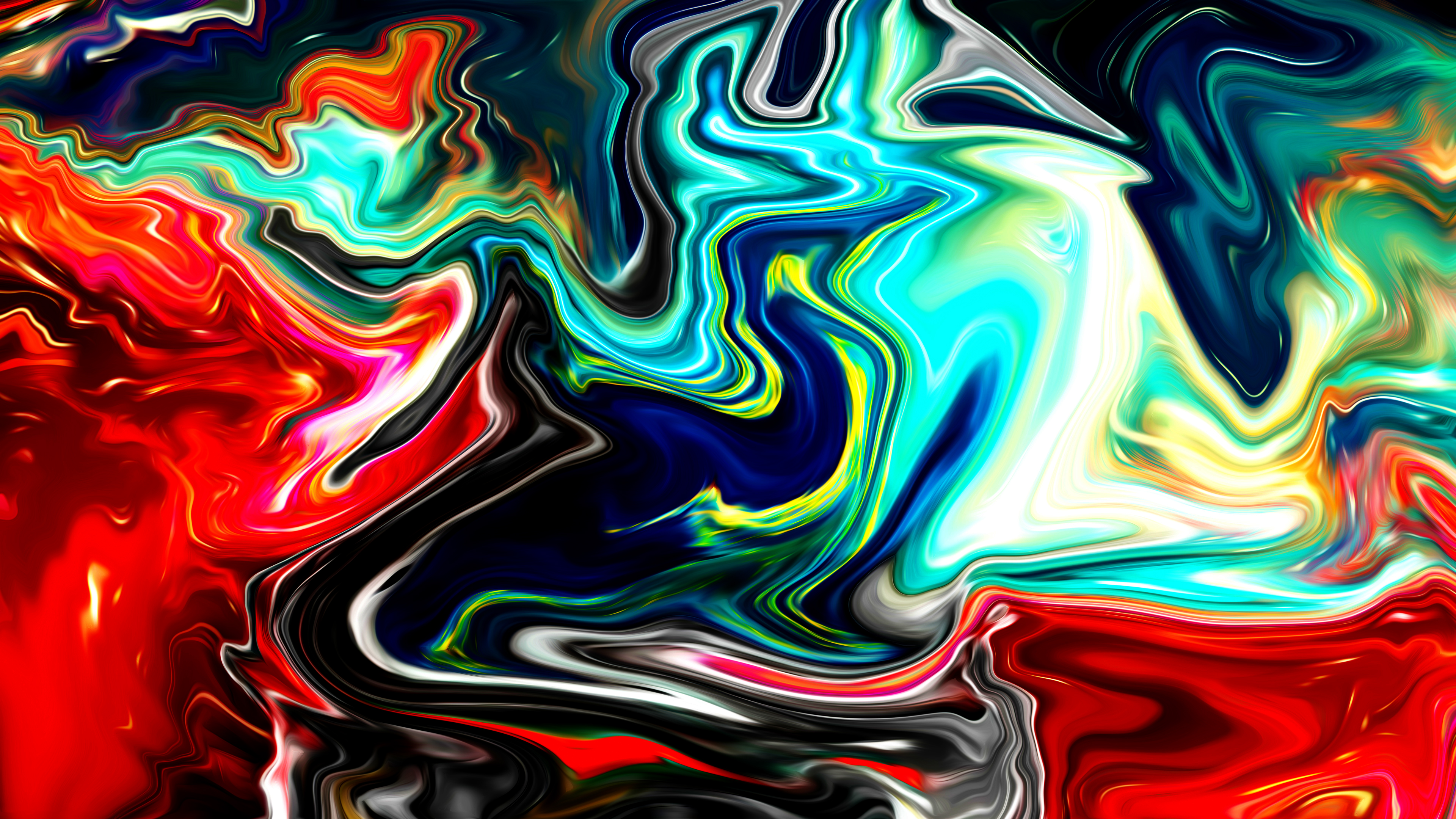 Abstract Fluid HD Wallpaper | Background Image