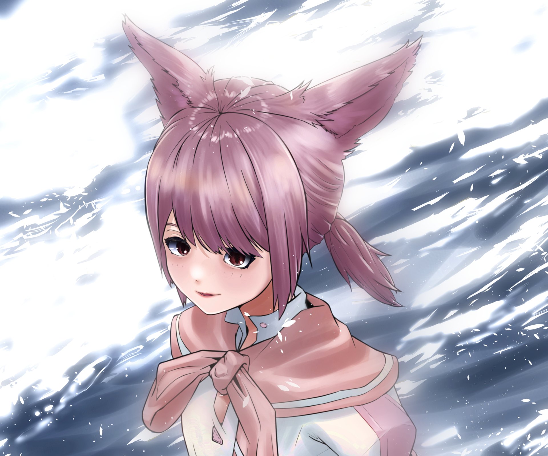 Download Miqo'te (Final Fantasy) Video Game Final Fantasy XIV HD Wallpaper