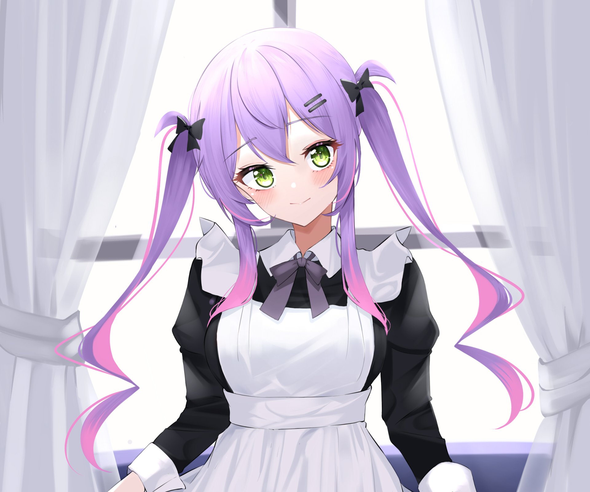 Download Hololive Tokoyami Towa Anime Virtual Youtuber HD Wallpaper