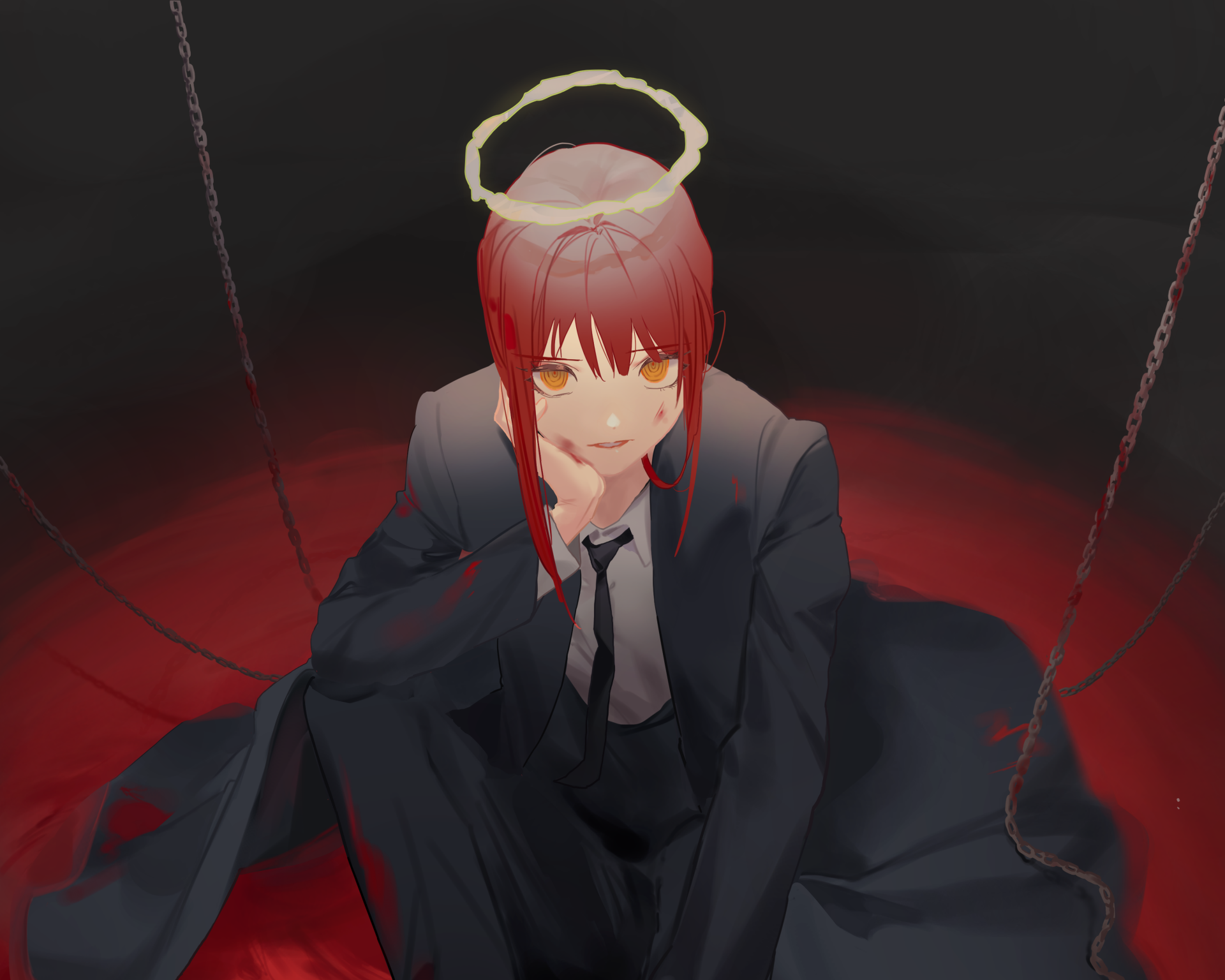 Download Makima (Chainsaw Man) Anime Chainsaw Man HD Wallpaper by TR