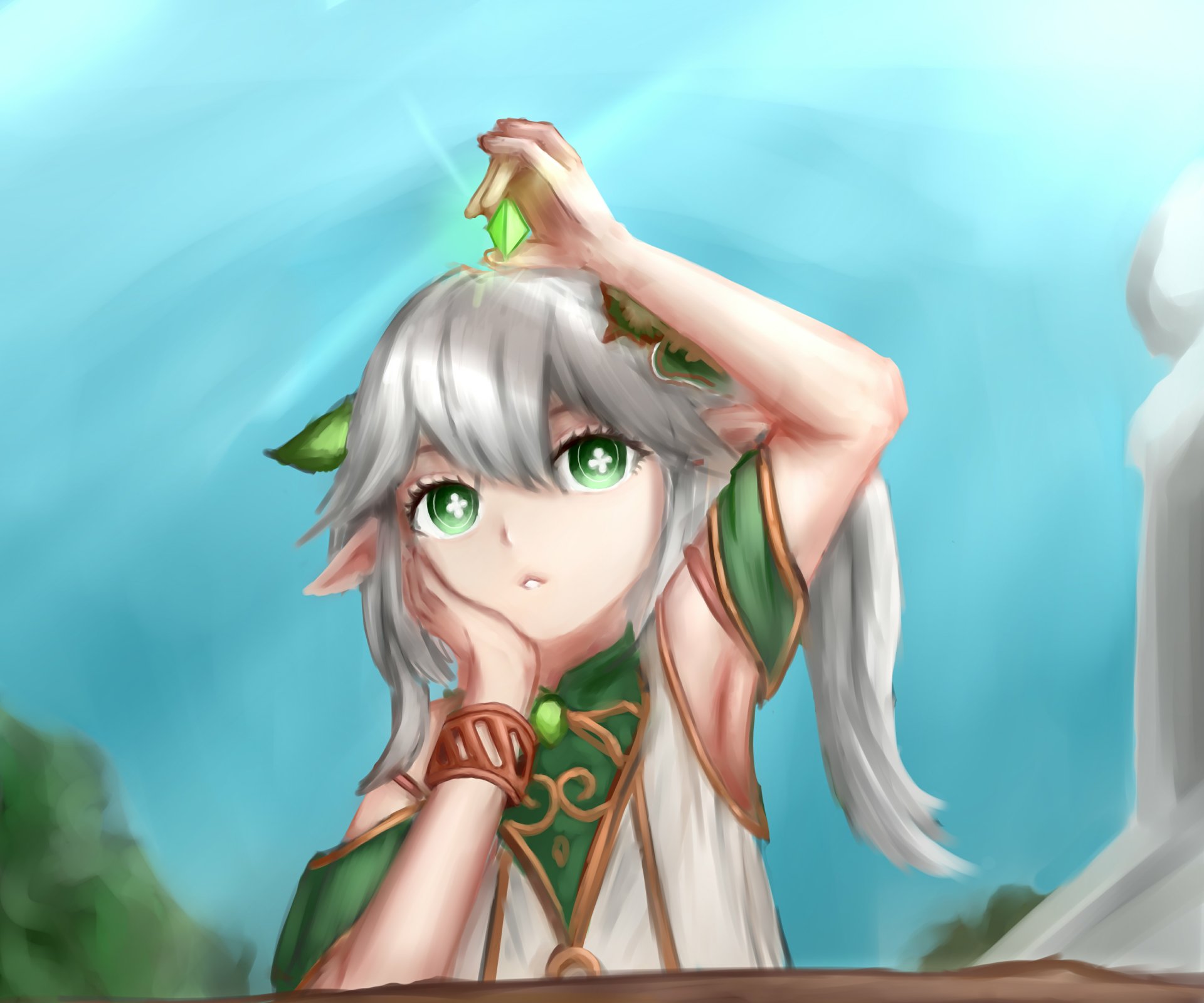 Download Nahida (Genshin Impact) Lesser Lord Kusanali Video Game Genshin Impact 4k Ultra HD Wallpaper by sal (Puma)