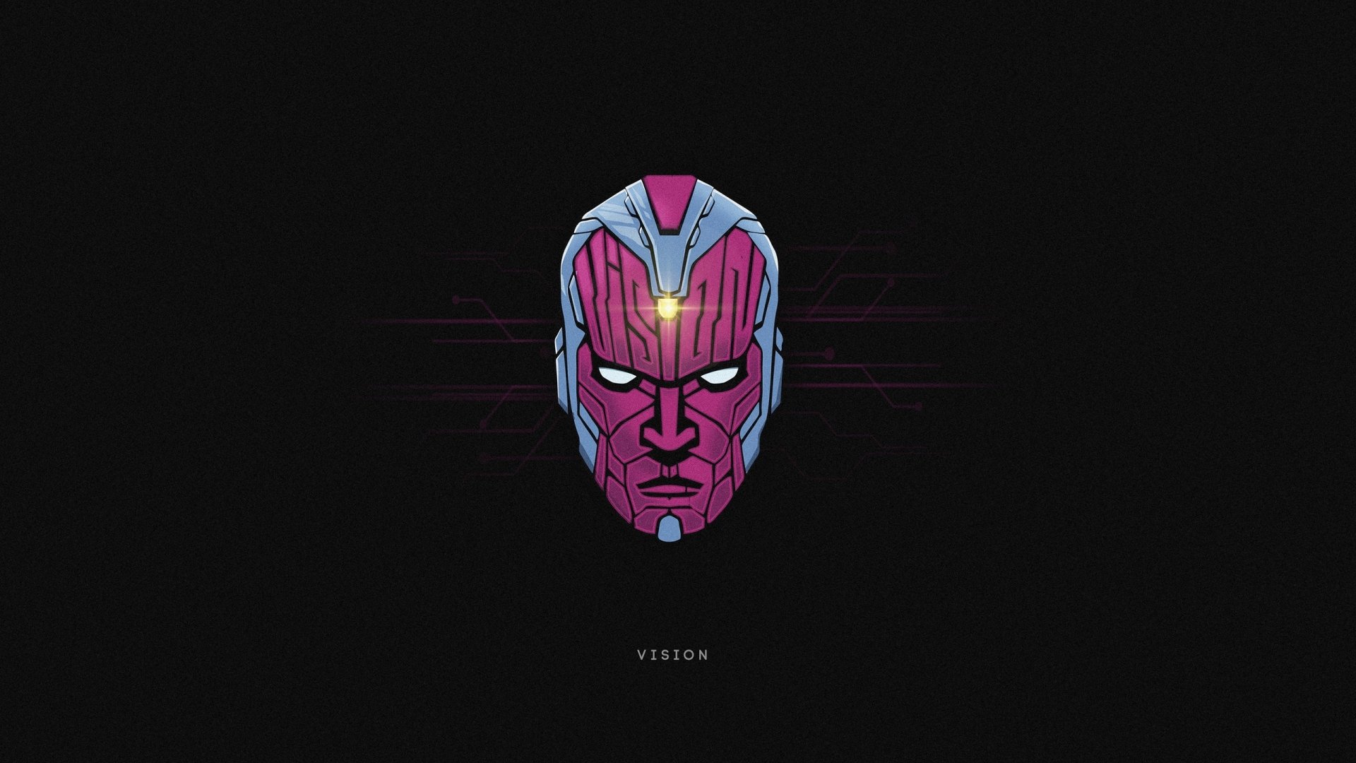Download Comic Vision (Marvel Comics) HD Wallpaper by Sergey Kyrmanov
