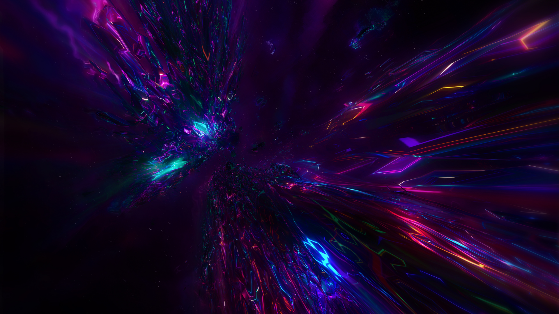 Abstract Purple Rift — 2K Quad HD Wallpaper by Stu Ballinger ...