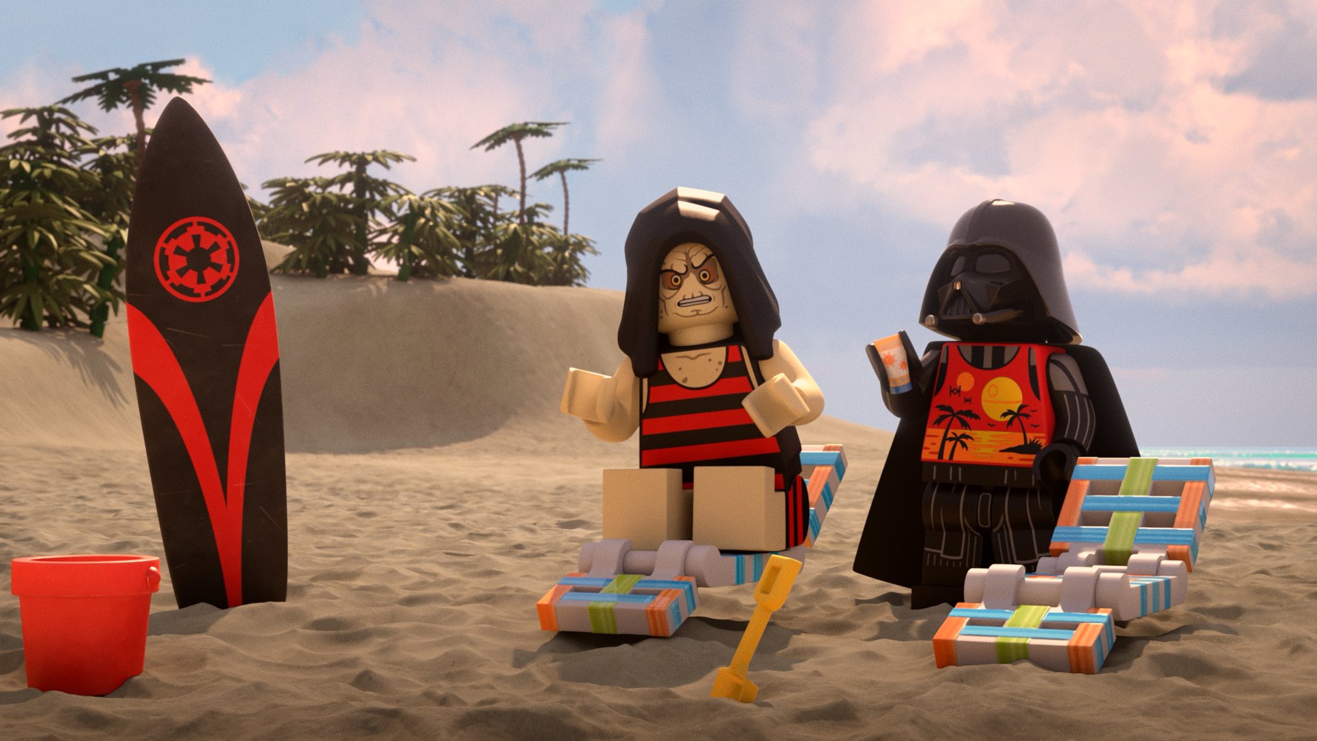 Download Darth Vader TV Show LEGO Star Wars Summer Vacation HD Wallpaper