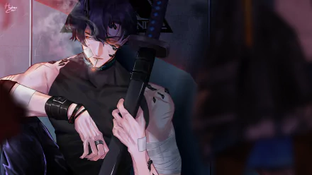 Flamebringer (Arknights) video game Arknights HD Desktop Wallpaper | Background Image