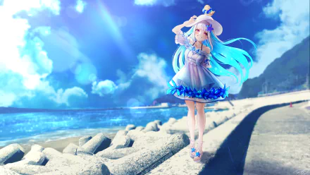 Lize Helesta Anime Virtual Youtuber HD Desktop Wallpaper | Background Image