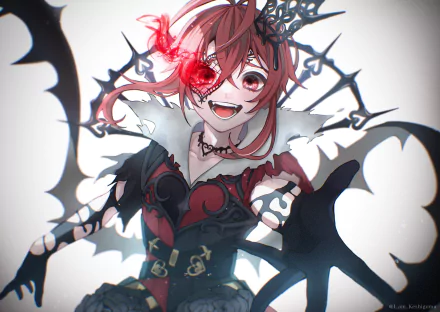 Riddle Rosehearts video game Twisted Wonderland HD Desktop Wallpaper | Background Image