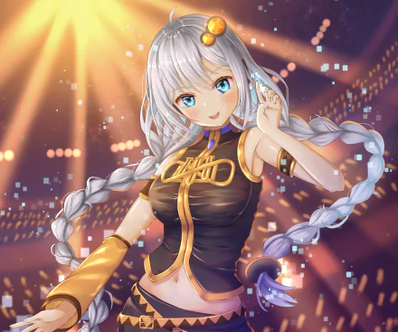 Kizuna Akari Anime Vocaloid HD Desktop Wallpaper | Background Image