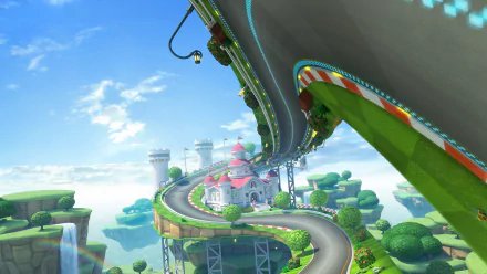 video game Mario Kart 8 Deluxe HD Desktop Wallpaper | Background Image