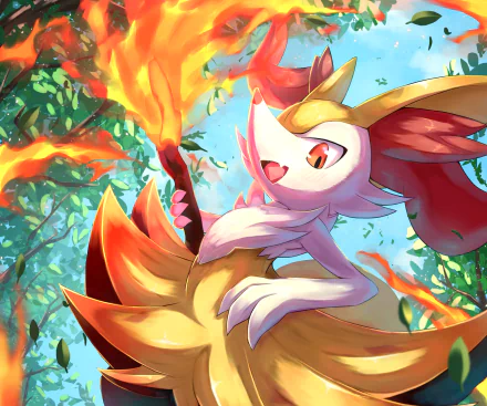 Braixen (Pokemon) video game Pokemon HD Desktop Wallpaper | Background Image
