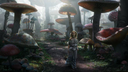  Mushroom Forest Concept Art by Dylan Cole