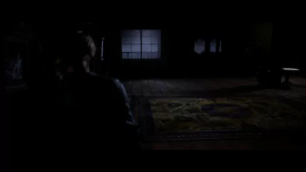  The Quarry : Laura with the Fog outside the big house