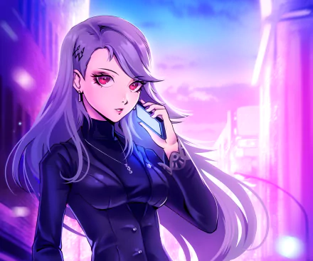 Sae Niijima video game Persona 5 HD Desktop Wallpaper | Background Image