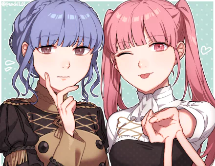 Hilda (Fire Emblem) Marianne (Fire Emblem) video game Fire Emblem Three Houses HD Desktop Wallpaper | Background Image