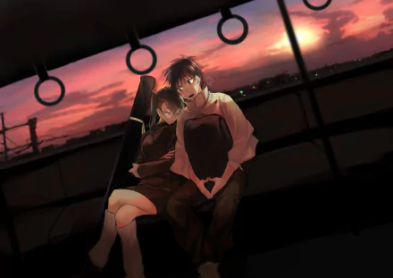 Maki Zenin Yuta Okkotsu Anime Jujutsu Kaisen 0 HD Desktop Wallpaper | Background Image
