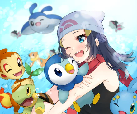 Dawn (Pokémon) video game Pokémon: Diamond and Pearl HD Desktop Wallpaper | Background Image