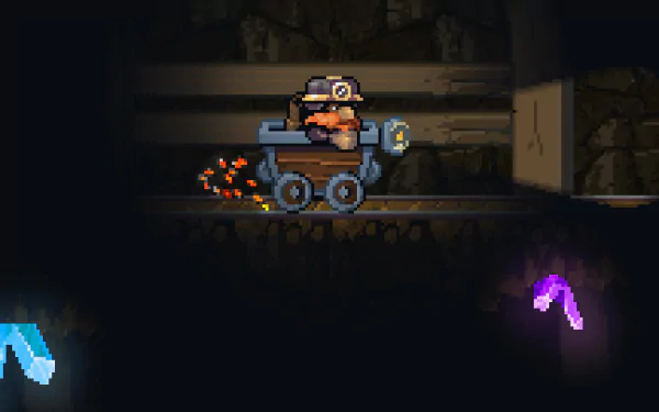  Let's ride the mine cart !