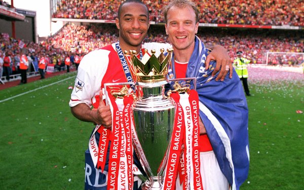 Sports Arsenal F.C. Soccer Club Thierry Henry Dennis Bergkamp HD Wallpaper | Background Image