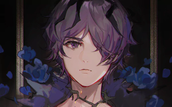 Garry (Ib) video game Ib (2012) HD Desktop Wallpaper | Background Image